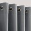 Outdoor Curtain Grommet Top, Waterproof Black Out Thermal Insulated Outdoor Bedroom Livingroom Curtains, Effective Sun and Privacy Protection Curtain, for Balcony Terrace Pergola Indoor, Single Panel, 100" W x 84" L Grey White-273171688-273211184