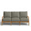 Haley Teak Patio Sofa with Cushions-70167443-38579408-70063484
