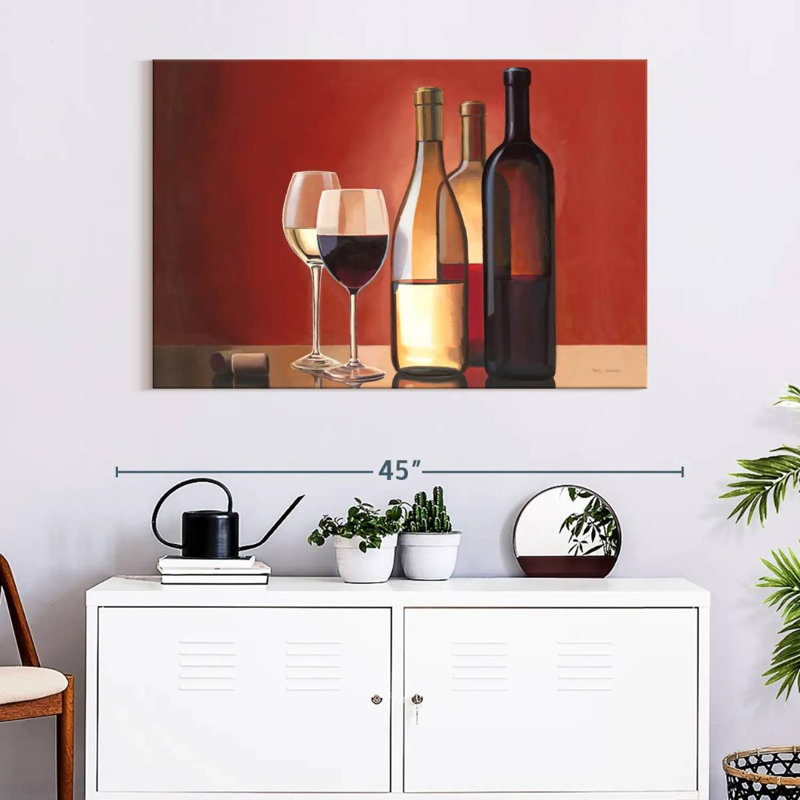 Yarlin Wine Trio, 26" H x 39" W