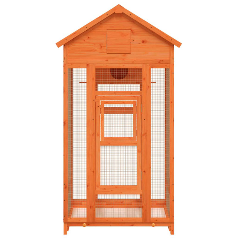 Avnish Free Standing Birdhouse, Brown