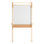 Chevalet d'art commercial en bois avec tableau noir et tableau effaçable Bright Bright Beginnings