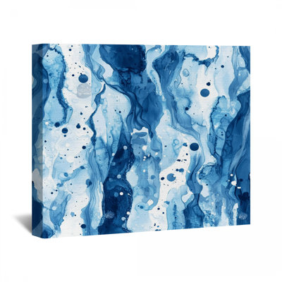 Toile texturée à l'eau - Décoration murale abstraite