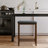 Winston Porter Solid Wood Backless Bar Stool - Set of 4 Straight-Leg Stools with Upholstered Seat-1973344118