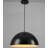 Lodi 1-Light Black Dome Pendant
