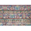 Petit tapis de 2 pi x 4,3 pi, tapis turc, tapis aztèques, tapis bleus frais, tapis de décoration intérieure, tapis bohème, tapis rétro