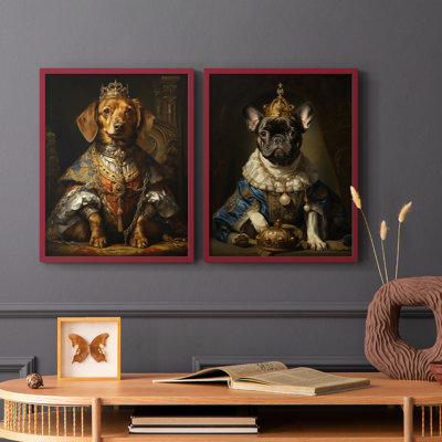ANIMALS Series CLXXXVIII-Premium Framed Print -Ready to Hang - No Nails Required - No Nails Required