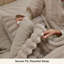 Ensemble d'édredon 2-en-1 avec lit moelleux et literie toutes saisons de conception SnapTech beige (ensemble de 6)-120798832-120798831