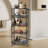 5-Tier Narrow Gap Cart - Black