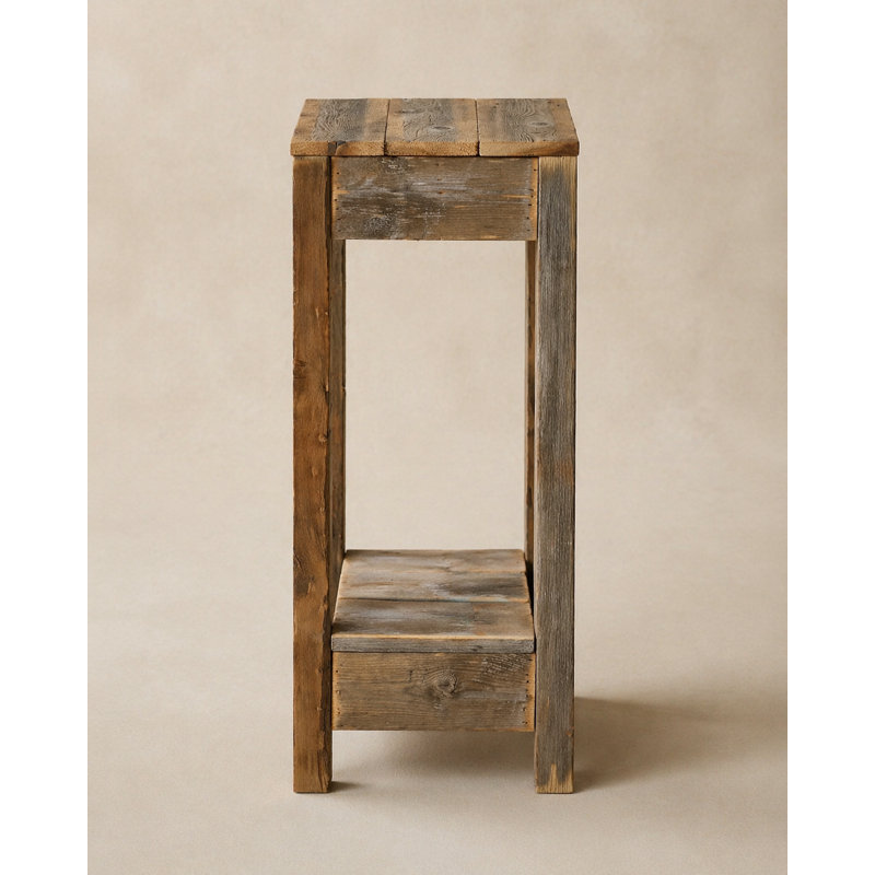 Mervyn Solid Wood End Table, Natural