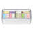 70 in. Gelato Dipping Cabinet Display Freezer with Sliding Glass Door, 13 Pans, 20 Cu. Ft. KM-GDC-71SD