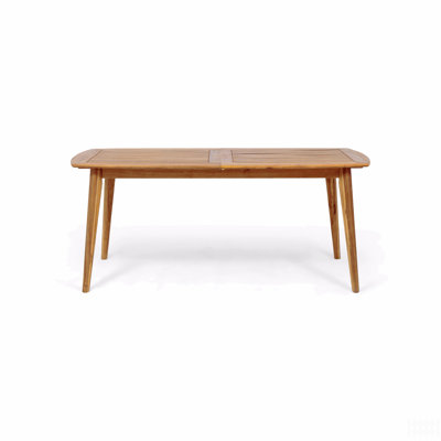 Outdoor Acacia Wood Expandable Dining Table