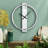 Hughbanks Glass Wall Clock