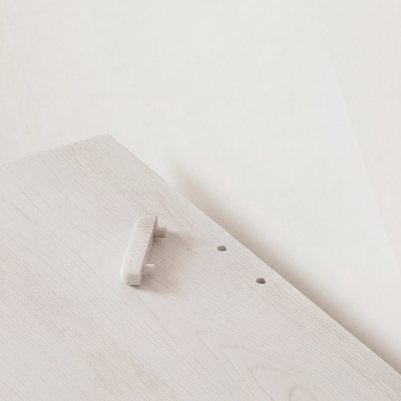 Table de bout Annandale C, Blanc