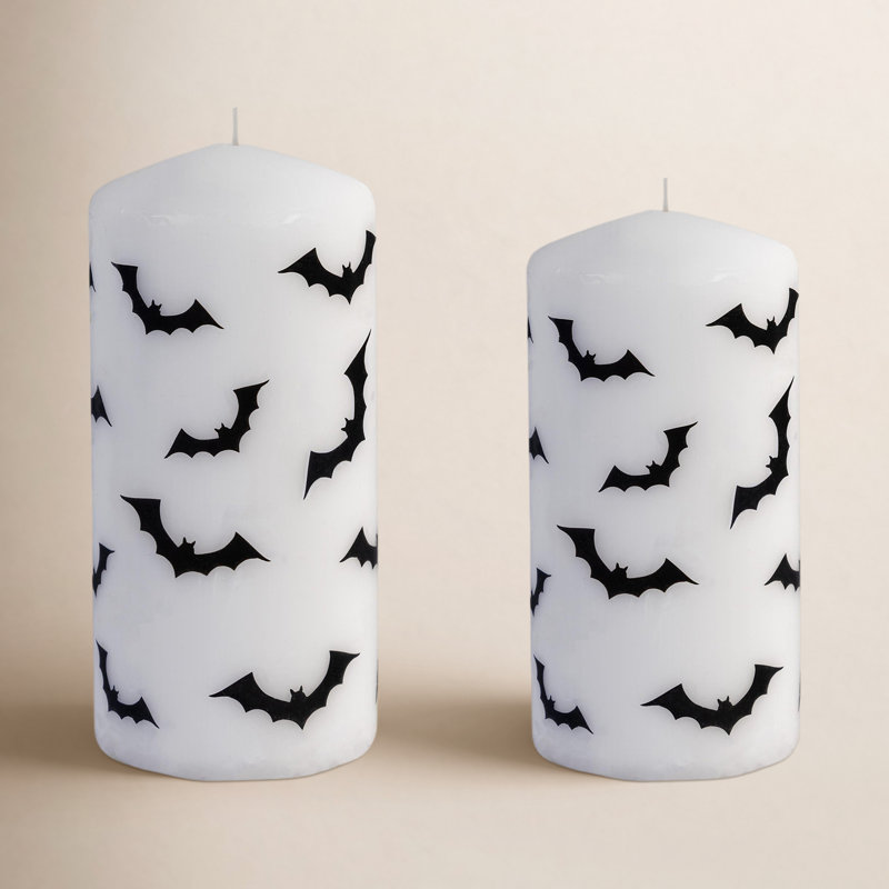 Bougie en cire d'Halloween