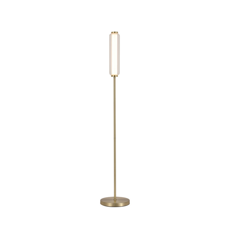Avontae 127 H cm Satin Traditional Floor Lamp