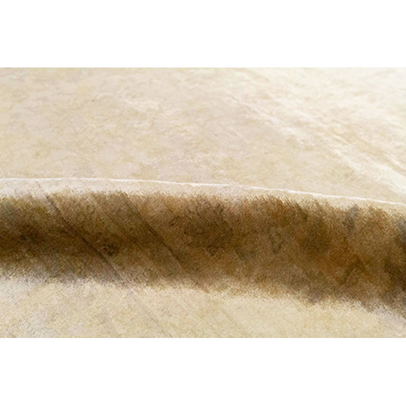 Silk Oriental Area Rug in Beige