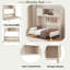 Lit escamotable avec armoires de rangement