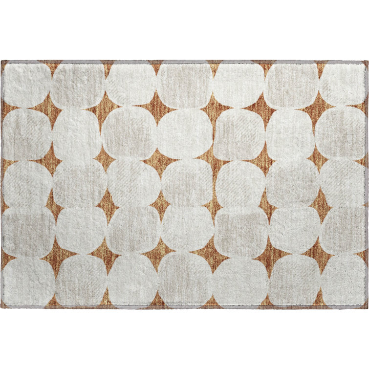 Premium Machine Washable Prisco Paprika Rug