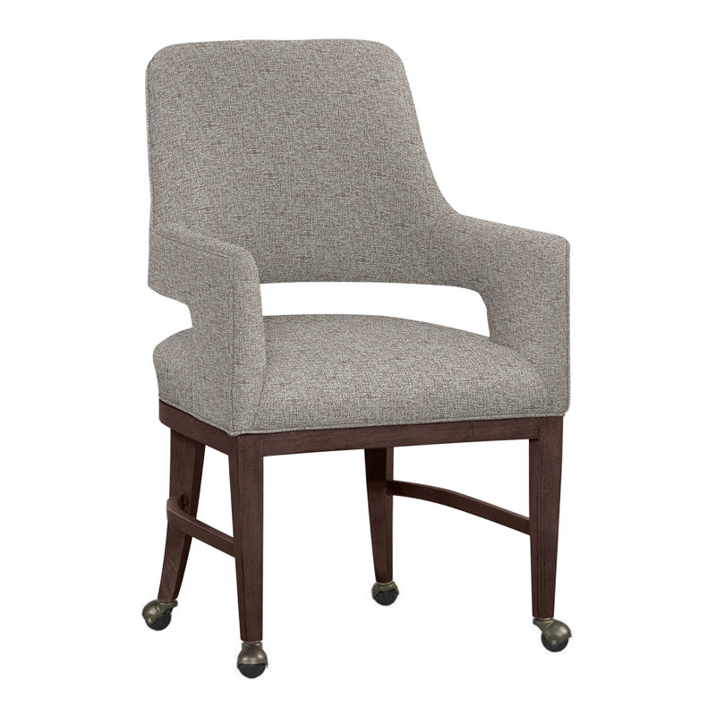 Josie Upholstered Arm Chair, Perigold On The Lamb Newsprint, Tobacco