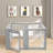 30'' H 6 Panel Plastic Exercise Pen With Door