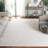 Ebony 930 Hand Tufted Wool/Cotton Abstract Rug in Gray-108597504