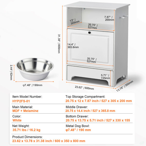 Dimensions du produit