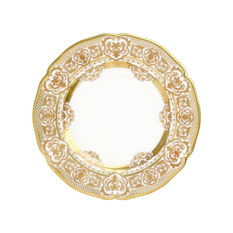 Carlsbad Queen White Bone China Salad/Dessert Plate