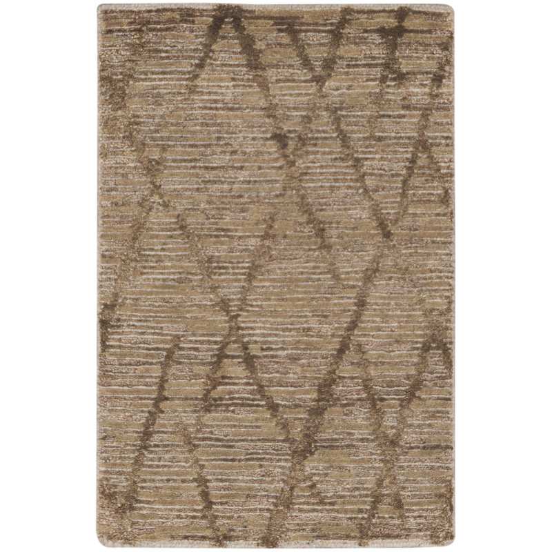 Nourison Tietsia Saddle Modern Indoor Rug, Rectangle 2' x 3', Saddle