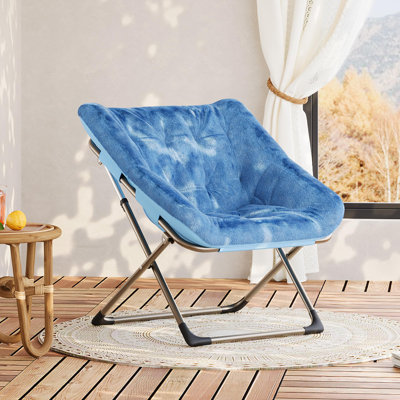 Méridienne pliable pour adultes, fauteuil en fourrure synthétique douce, sans assemblage, pour salon, chambre à coucher