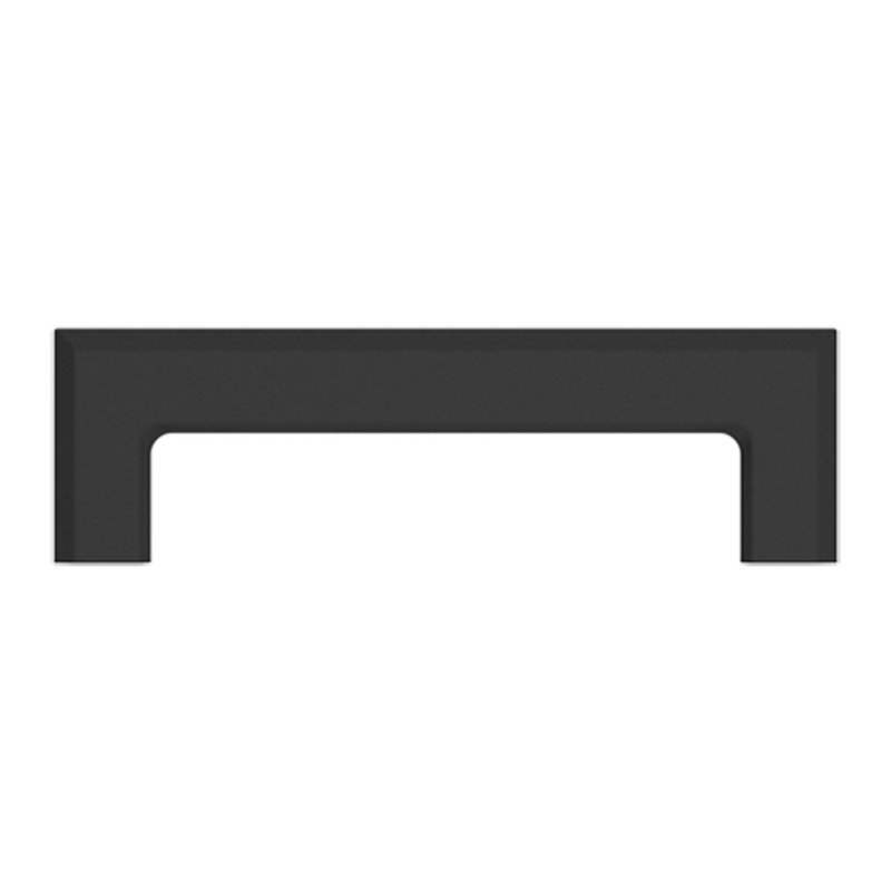 4412 Bevel Pull, 4" CTC, Satin Black