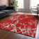 Machine Washable Indoor/Outdoor Chayden ACN1046 Red