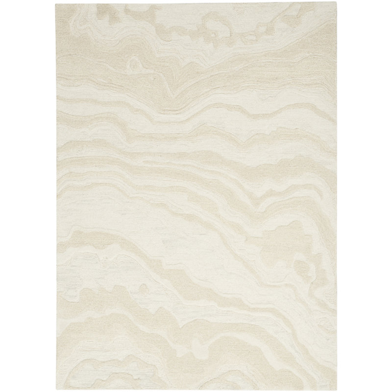 Inaki Hand Tufted Wool Abstract Indoor Rug, Runner 3'9" x 5'9"