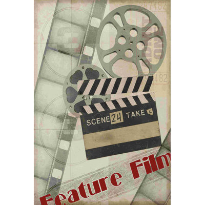" Feature Film (W) " by Vision Studio Painting Print