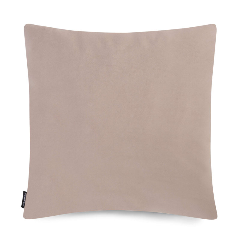 Sia Geometric Brown Square Cushion Cover