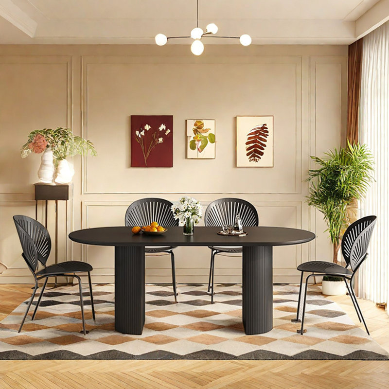 Ensemble de chaises de salle à manger Modern, H 29,5 po x L 62,9 po x l 31,4 po