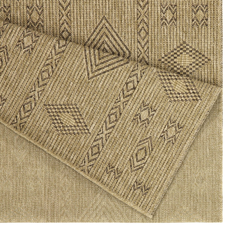 Earth Collection Indoor-Outdoor Rug - 2 Ft. 7 In. X 3 Jute/ , & Pet Stain- Area 2'7" 7'3" Polypropylene, Runner 2'8" x 7'4"