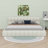 King Size Upholstered Platform Bed, Modern Grounded Design-1156593178