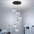 6 Crystal Modern Adjustable Chandeliers