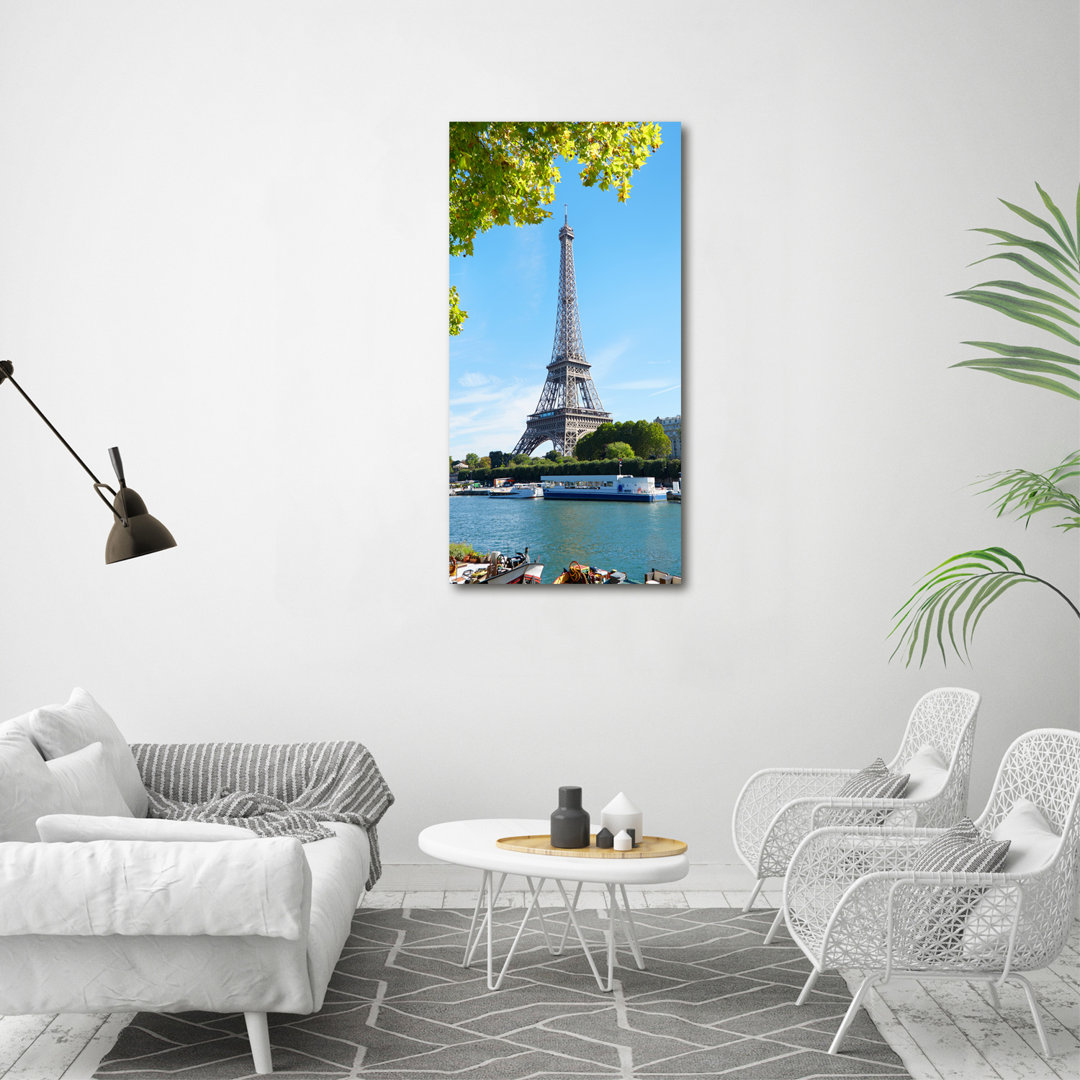 Eiffel Tower Paris - Wrapped Canvas Print