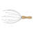 Wooden Handle Scalp Massager