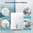 Antarctic Star  50 Pint Dehumidifier, 1.2 Gal Water Tank, 30%Rh Adjustable Auto Shut Off, 24H Timer