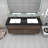 Smariti 60" Wall-Mounted Double Bathroom Vanity Set-1193115136