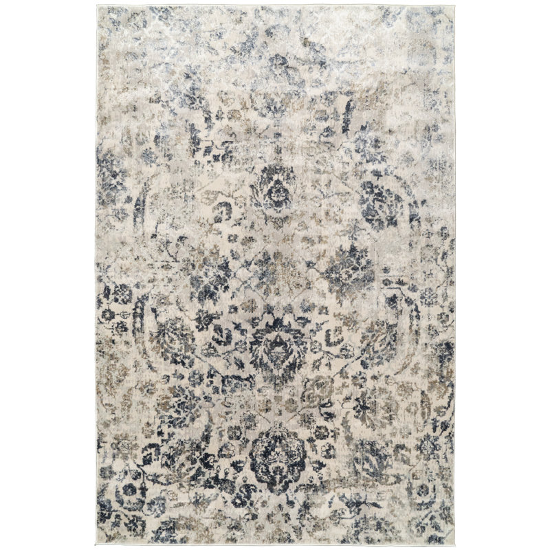 Felda Abstract Indoor Rug, Rectangle 6'7" x 9'6"
