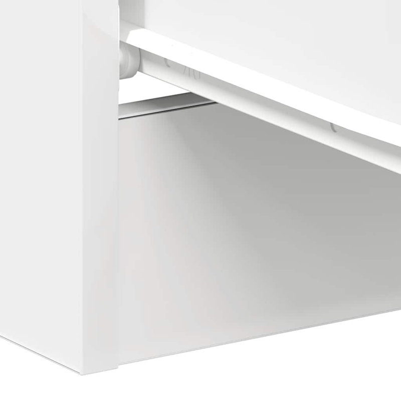 Table de bout pour canapé vidaXL, Blanc
