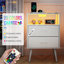 Ensemble de 2 tables de chevet modernes avec station de charge (comprend seulement la table de chevet)-1781851380