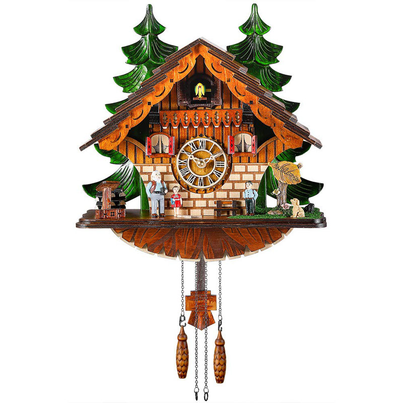 Morrisdale Manufactured Wood Wall Clock