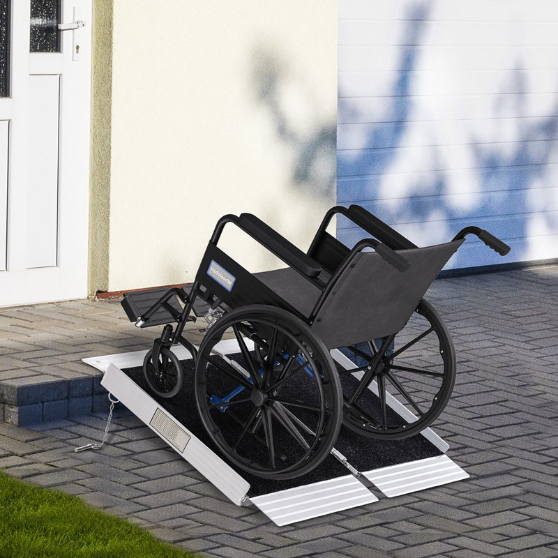 HomCom Threshold Ramp, 5.91" H x 24" W x 29" D
