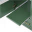 Ensemble de meuble-lavabo vert 30 po avec lavabo, meuble de rangement pour salle de bain avec porte à fermeture douce, 3 tiroirs à fermeture douce et plateau amovible, structure en bois-302498410