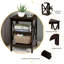 40cm W Manufactured Wood Bedside Table