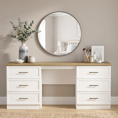 Cleverton 6 Drawer Wide Dressing Table